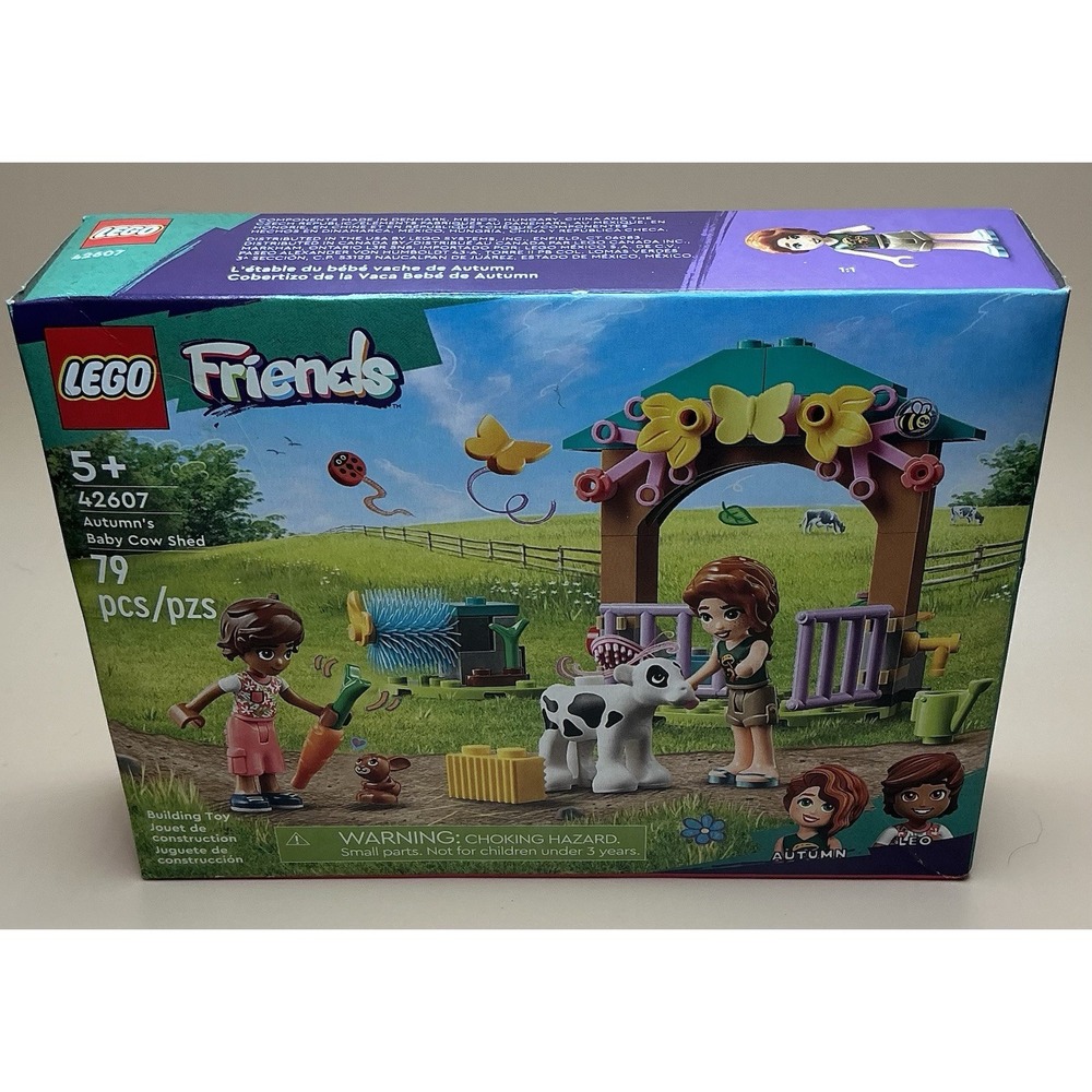 LEGO FRIENDS: Autumn's Baby Cow Shed (42607), 79 Pieces - NEW